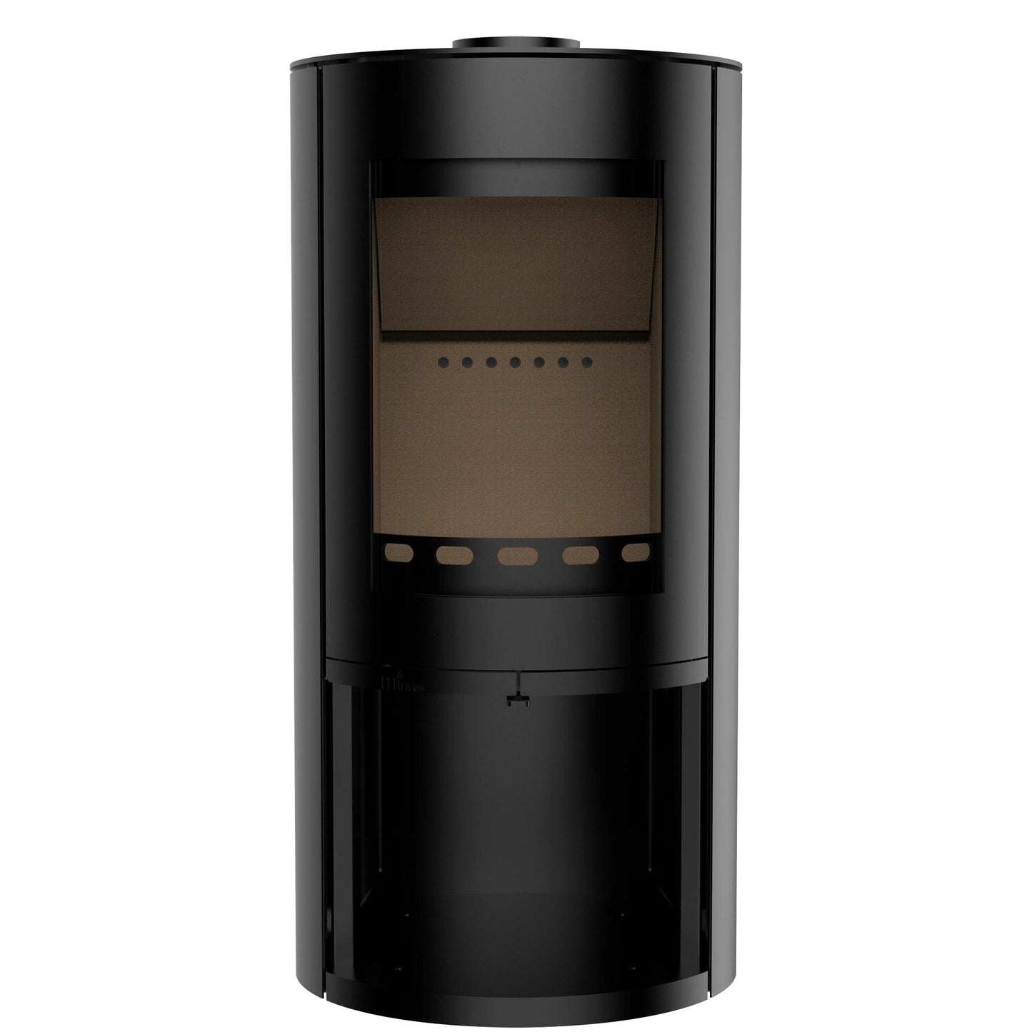 Rondo 4.9kW Woodburning Stove with Log Store - Ideal Stoves