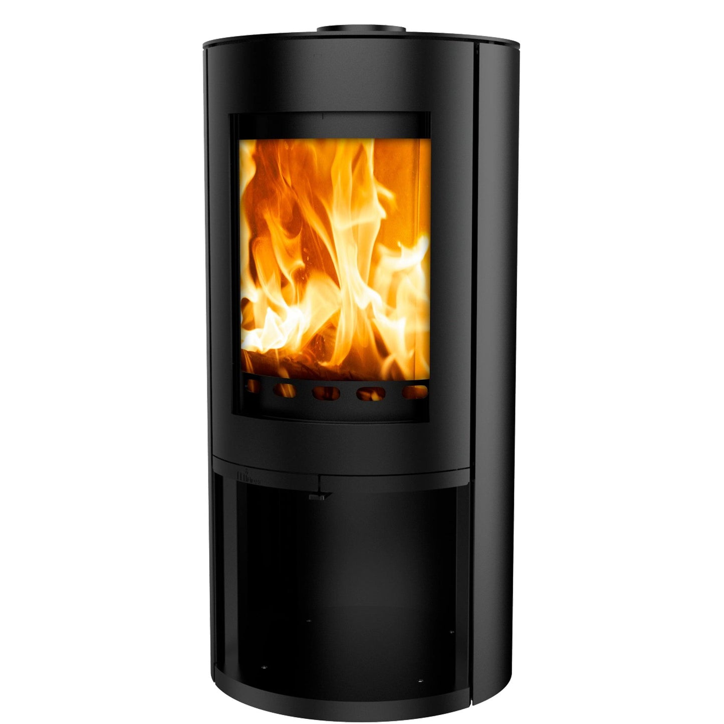 Rondo 4.9kW Woodburning Stove with Log Store