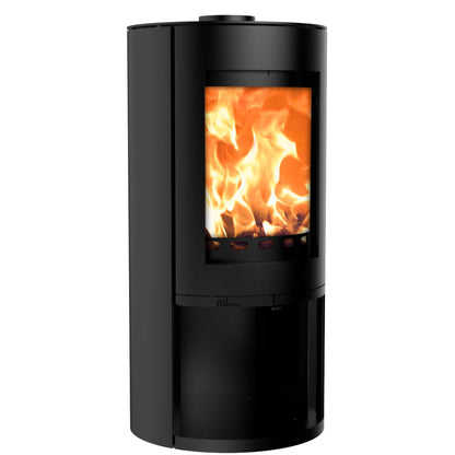 Rondo 4.9kW Woodburning Stove with Log Store